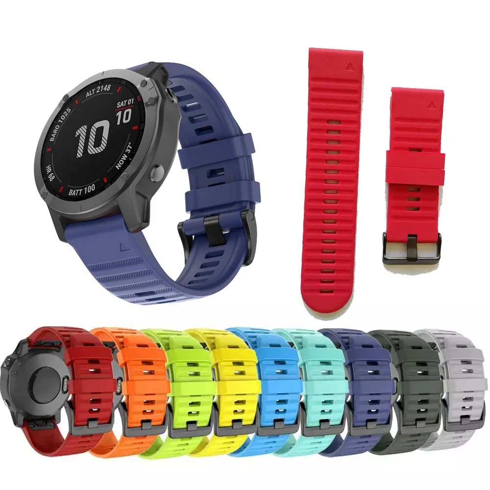 Ремешок силиконовый для Garmin Fenix 7X 7 6 6X Pro 5 5X Plus 3 3HR, быстросъемный браслет для наручных часов, 26 22 мм
Ремешок силиконовый для Garmin Fenix 7X 7 6 6X Pro 5 5X Plus 3 3HR, быстросъемный браслет для наручных часов, 26 22 мм