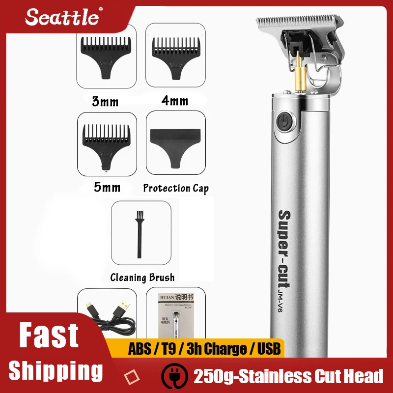 Super Cut T9 Electric Hair Trimmer High Quality Barber 0mm Professional Display USB Charge Hair Clipper Clean For Men Machine
Super Cut T9 Electric Hair Trimmer High Quality Barber 0mm Professional Display USB Charge Hair Clipper Clean For Men Machine