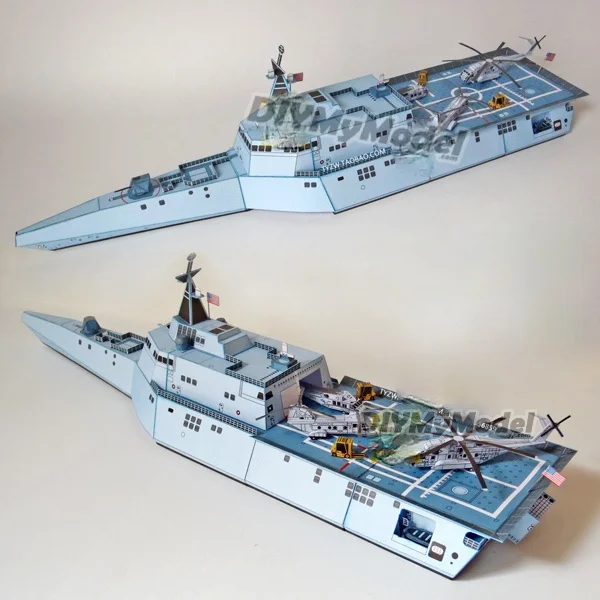 DIYMyModeI USA LCS-2 независимость берега боевой корабль 3D бумажная модель пазл DIY игрушка ручной работы
DIYMyModeI USA LCS-2 независимость берега боевой корабль 3D бумажная модель пазл DIY игрушка ручной работы