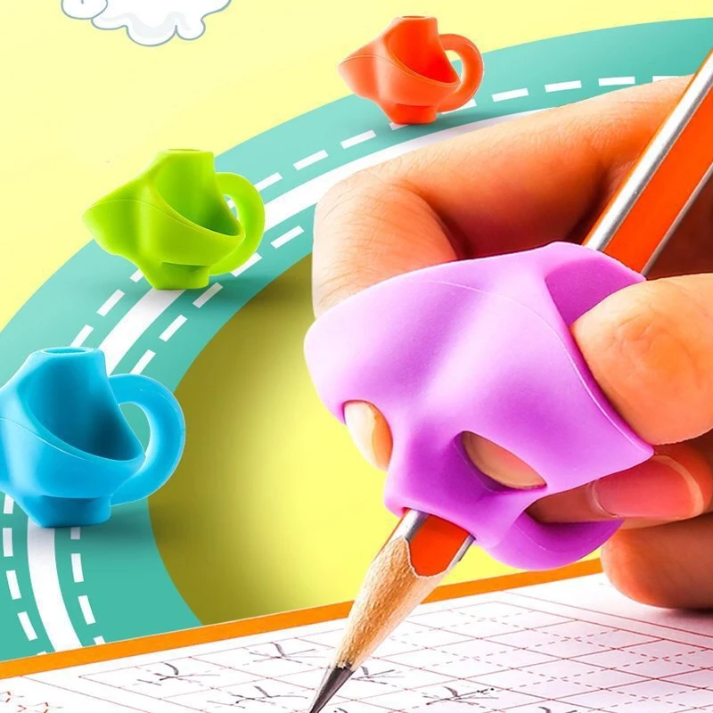 1-10pcs Three-Finger Children Pencil Pen Holder Silicone Student Posture Correct Learning Writing Tool Correct Device
1-10pcs Three-Finger Children Pencil Pen Holder Silicone Student Posture Correct Learning Writing Tool Correct Device