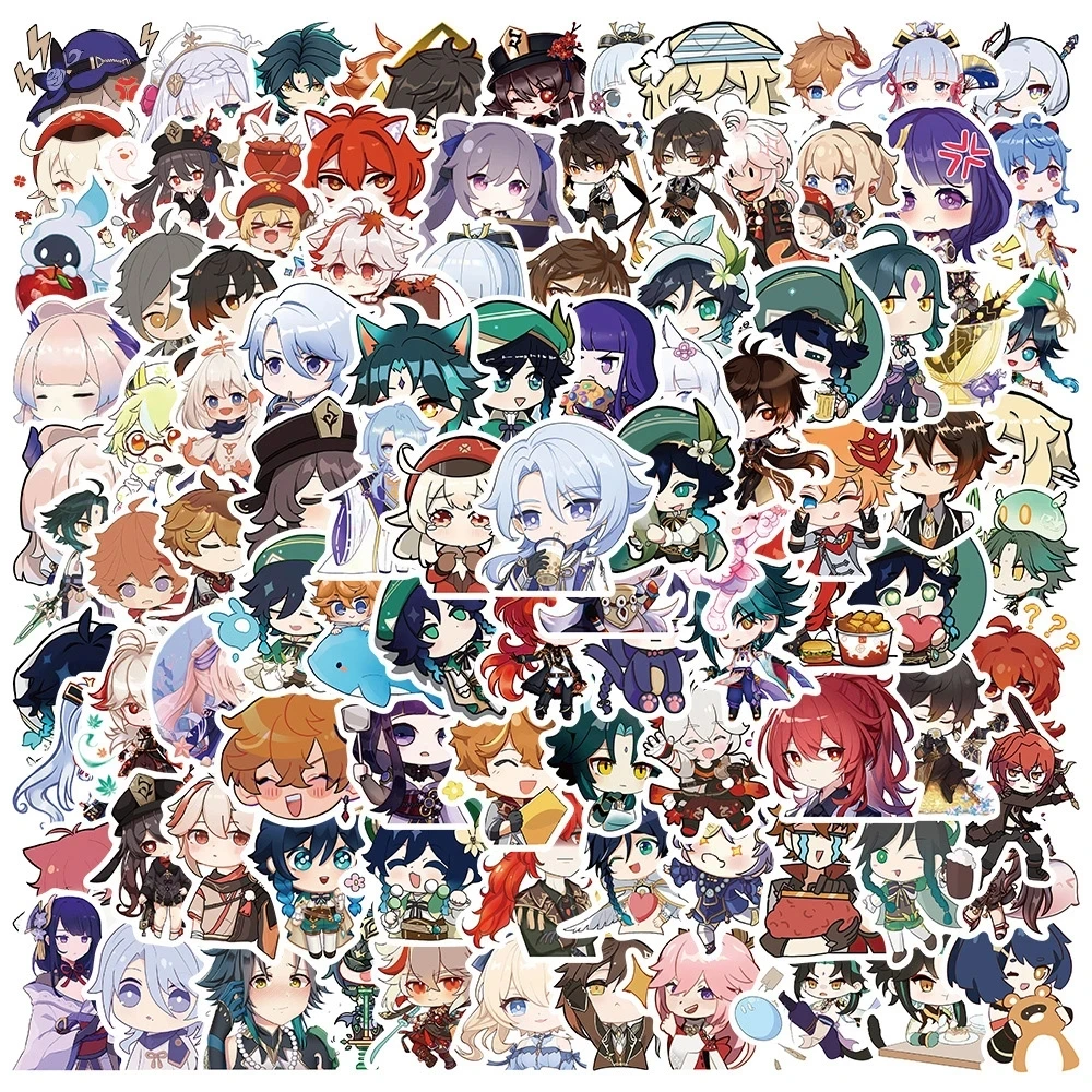 10/50/100Pcs Cute Anime Game Genshin Impact Stickers Vinyl Decals for Laptop Phone Notebook Suitcase Graffiti Sticker Kid Toy
10/50/100Pcs Cute Anime Game Genshin Impact Stickers Vinyl Decals for Laptop Phone Notebook Suitcase Graffiti Sticker Kid Toy