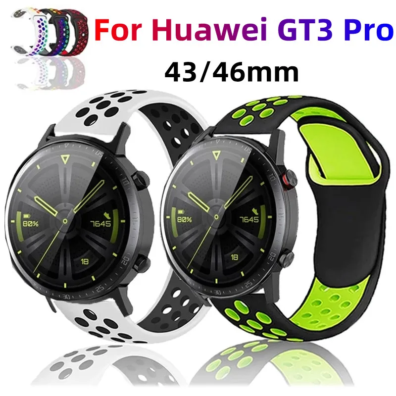 Silicone Band For Huawei Watch GT3 Pro 46mm 42mm Sport Strap SmartWatch Band Replacement For Huawei GT3 Pro Wrist Strap Correa
Silicone Band For Huawei Watch GT3 Pro 46mm 42mm Sport Strap SmartWatch Band Replacement For Huawei GT3 Pro Wrist Strap Correa