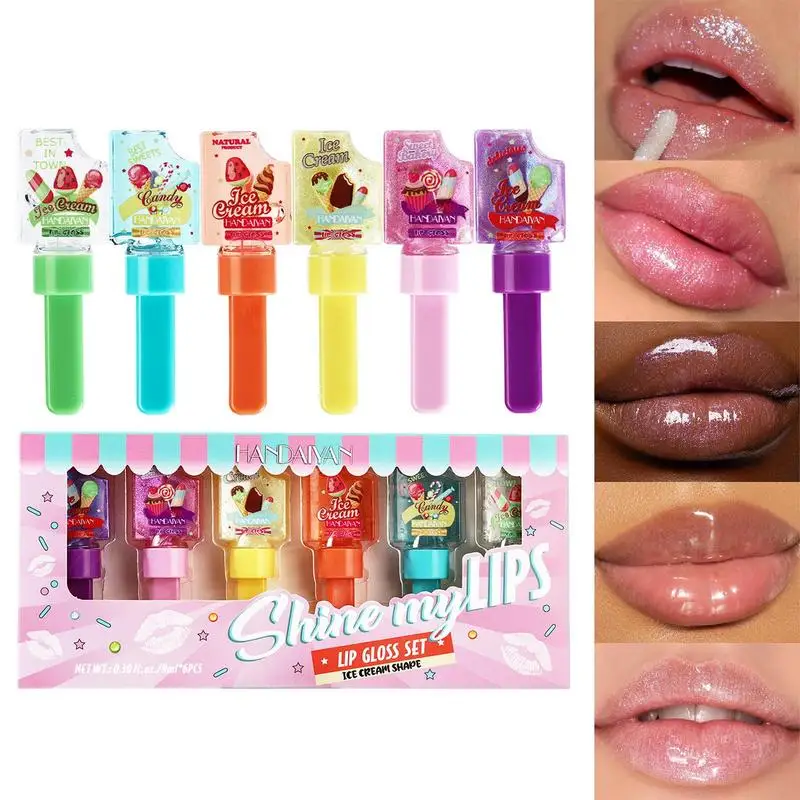 6 Pcs Lip Oil Set Long Lasting And Waterproof Liquid Lipsticks Set Moisturizing Lip Glow Oils Set Transparent Jelly Lip Gloss
6 Pcs Lip Oil Set Long Lasting And Waterproof Liquid Lipsticks Set Moisturizing Lip Glow Oils Set Transparent Jelly Lip Gloss