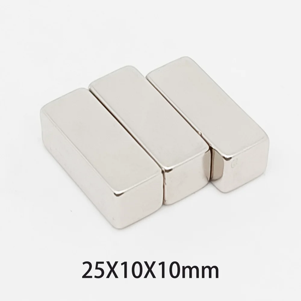 1/2/5/10/15/20PCS 25x10x10mm Strong Powerful Magnets Sheet N35 Block Rectangular Permanent Neodymium Magnet 25x10x10 25*10*10
1/2/5/10/15/20PCS 25x10x10mm Strong Powerful Magnets Sheet N35 Block Rectangular Permanent Neodymium Magnet 25x10x10 25*10*10