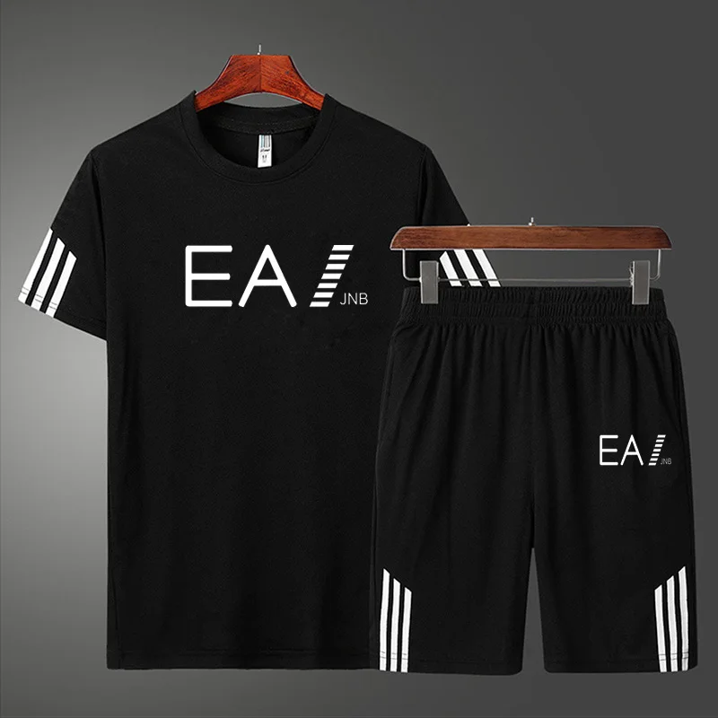 2022 Summer Sports Fitness Homewear Men's T-Shirt + Pants 2-Piece Set Daily Clothing Men's Suit Men's Sportswear
2022 Summer Sports Fitness Homewear Men's T-Shirt + Pants 2-Piece Set Daily Clothing Men's Suit Men's Sportswear