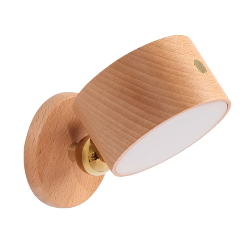Wooden Reading Light 3 Brightness Levels Rechargeable 360° Rotating Ball Adjustable Touch Control Bedside Light
Wooden Reading Light 3 Brightness Levels Rechargeable 360° Rotating Ball Adjustable Touch Control Bedside Light