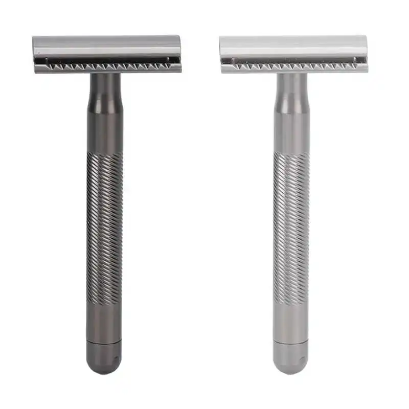Safety Razor Ergonomic Double Edge Razor for Home Travel for Face Grooming
Safety Razor Ergonomic Double Edge Razor for Home Travel for Face Grooming