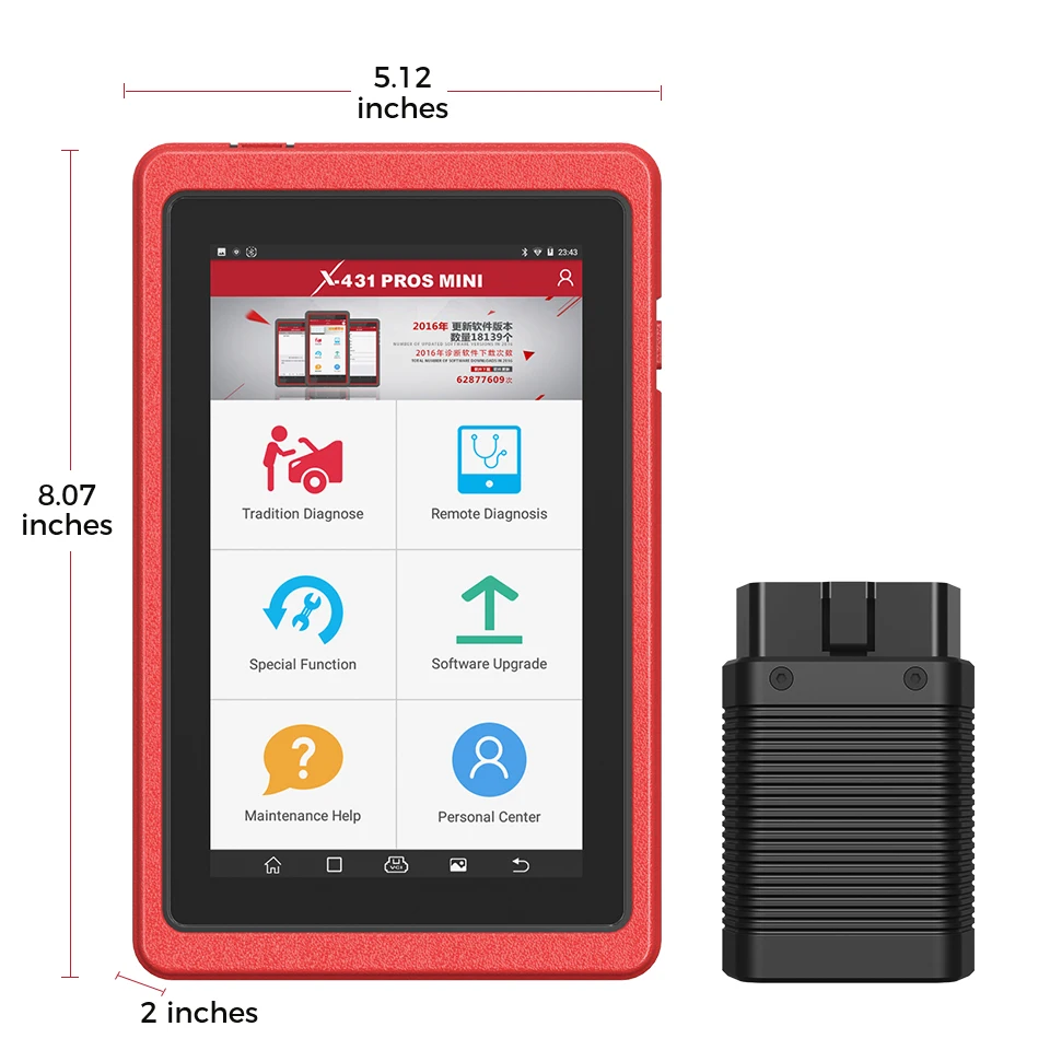 Official Launch X431 Pros Mini Auto Diagnostic Tool Full System X-431 Car Scanner ECU Coding 2 Years Free Update
Official Launch X431 Pros Mini Auto Diagnostic Tool Full System X-431 Car Scanner ECU Coding 2 Years Free Update