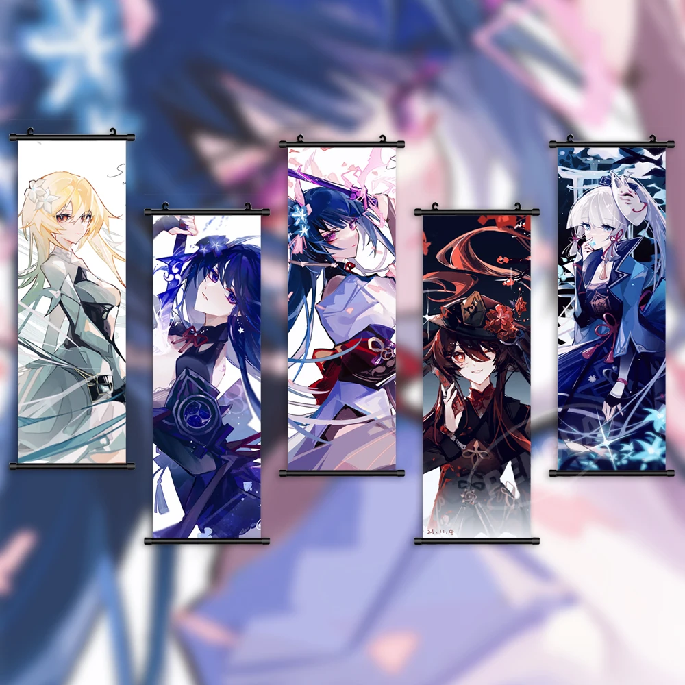 Canvas Genshin Impact Home Decoration Game Wall Beelzebul Artwork Hu Tao Painting Hanging Scrolls Shenhe Print Picture Poster
Canvas Genshin Impact Home Decoration Game Wall Beelzebul Artwork Hu Tao Painting Hanging Scrolls Shenhe Print Picture Poster