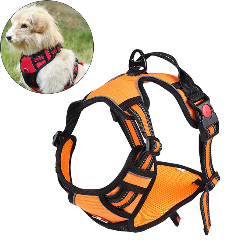 Dog Harness No Pull Breathable Reflective Pet Vest Harnesses For Small Medium Dogs Outdoor Running Training Chest Straps
Dog Harness No Pull Breathable Reflective Pet Vest Harnesses For Small Medium Dogs Outdoor Running Training Chest Straps