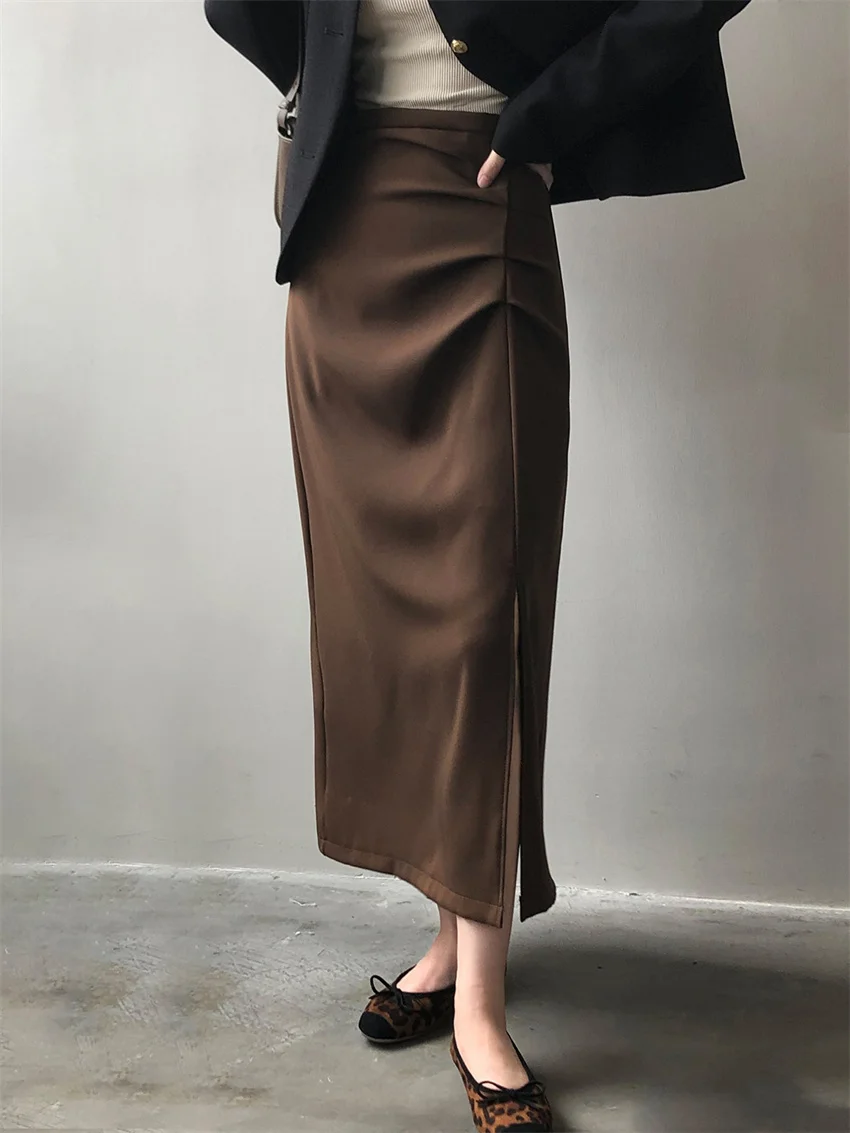 HziriP M-L Bodycon Long Skirts Women Split Hot High Waist Slim Autumn 2022 Office Lady Streetwear New Gentle Work Wear Sexy
HziriP M-L Bodycon Long Skirts Women Split Hot High Waist Slim Autumn 2022 Office Lady Streetwear New Gentle Work Wear Sexy