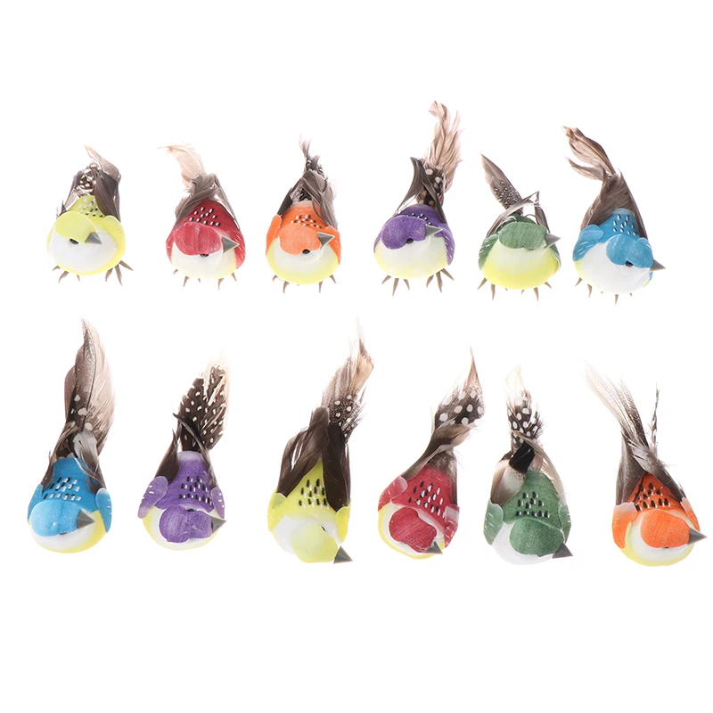 6Pcs Artificial Birds Fake Foam Animal Simulation Feather Birds Models DIY Craft Wedding Home Garden Ornament Decoration
6Pcs Artificial Birds Fake Foam Animal Simulation Feather Birds Models DIY Craft Wedding Home Garden Ornament Decoration