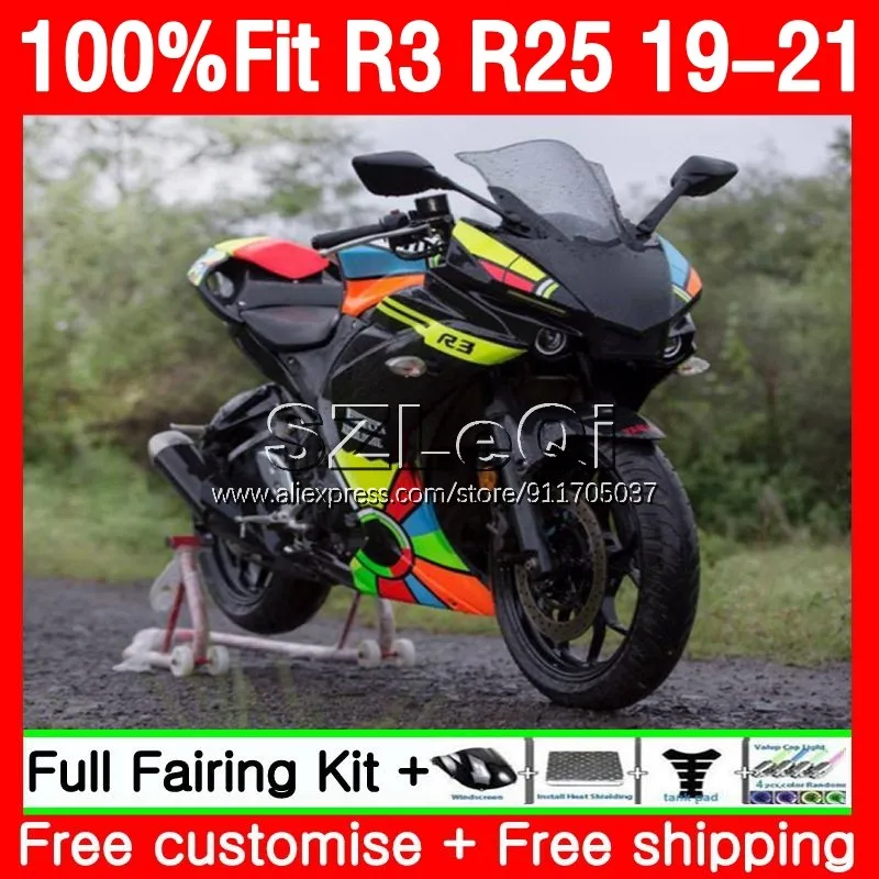Радужный инъекционный корпус для YAMAHA YZF-R3 YZF R3 R25 R 3 25 YZFR25 YZFR3 19 20 21 YZF-R25 20119 2020 2021 Обтекатели 138LQ.187
Радужный инъекционный корпус для YAMAHA YZF-R3 YZF R3 R25 R 3 25 YZFR25 YZFR3 19 20 21 YZF-R25 20119 2020 2021 Обтекатели 138LQ.187
