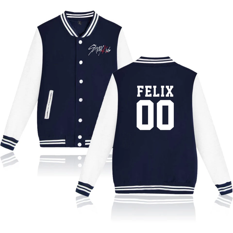 Новинка, бейсбольная куртка для детей, SKZ BANG CHAN, CHANGBIN FELIX, HYUNJIN, JEONGIN, JISUNG, MINHO
Новинка, бейсбольная куртка для детей, SKZ BANG CHAN, CHANGBIN FELIX, HYUNJIN, JEONGIN, JISUNG, MINHO