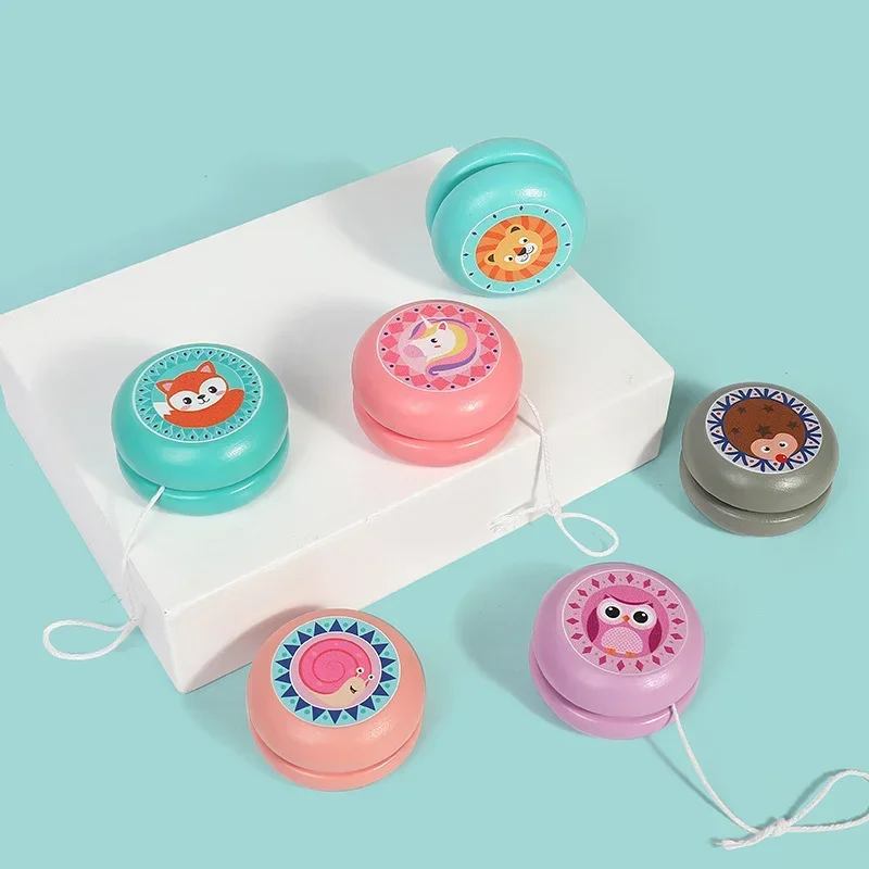Wooden Yoyo Ball Toy Cute Animal Prints Yoyo Toys Puzzle Nostalgic Toys Creative Cartoon Animal Whirlwind Toys for Children
Wooden Yoyo Ball Toy Cute Animal Prints Yoyo Toys Puzzle Nostalgic Toys Creative Cartoon Animal Whirlwind Toys for Children