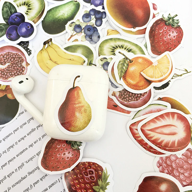 46Pcs Watercolor Fruits Diary Travel Journal Paper Stickers Scrapbooking Stationery School Office Art Supplies Phone Stickers
46Pcs Watercolor Fruits Diary Travel Journal Paper Stickers Scrapbooking Stationery School Office Art Supplies Phone Stickers