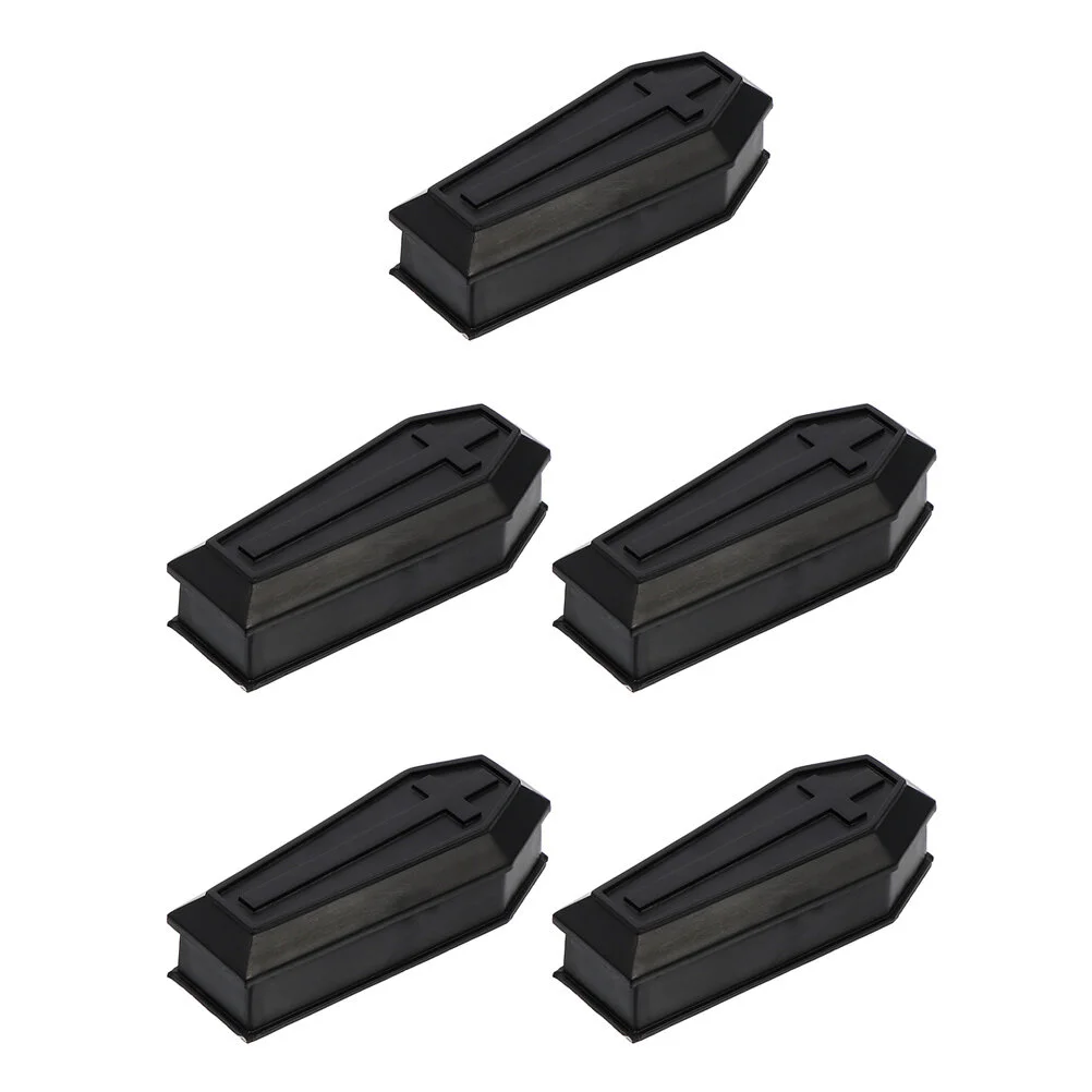5pcs Coffin Box Small Funeral Coffins Gothic Container Desktop Ornament Candy Holder Silverware Caddy Haunted House Prop
5pcs Coffin Box Small Funeral Coffins Gothic Container Desktop Ornament Candy Holder Silverware Caddy Haunted House Prop