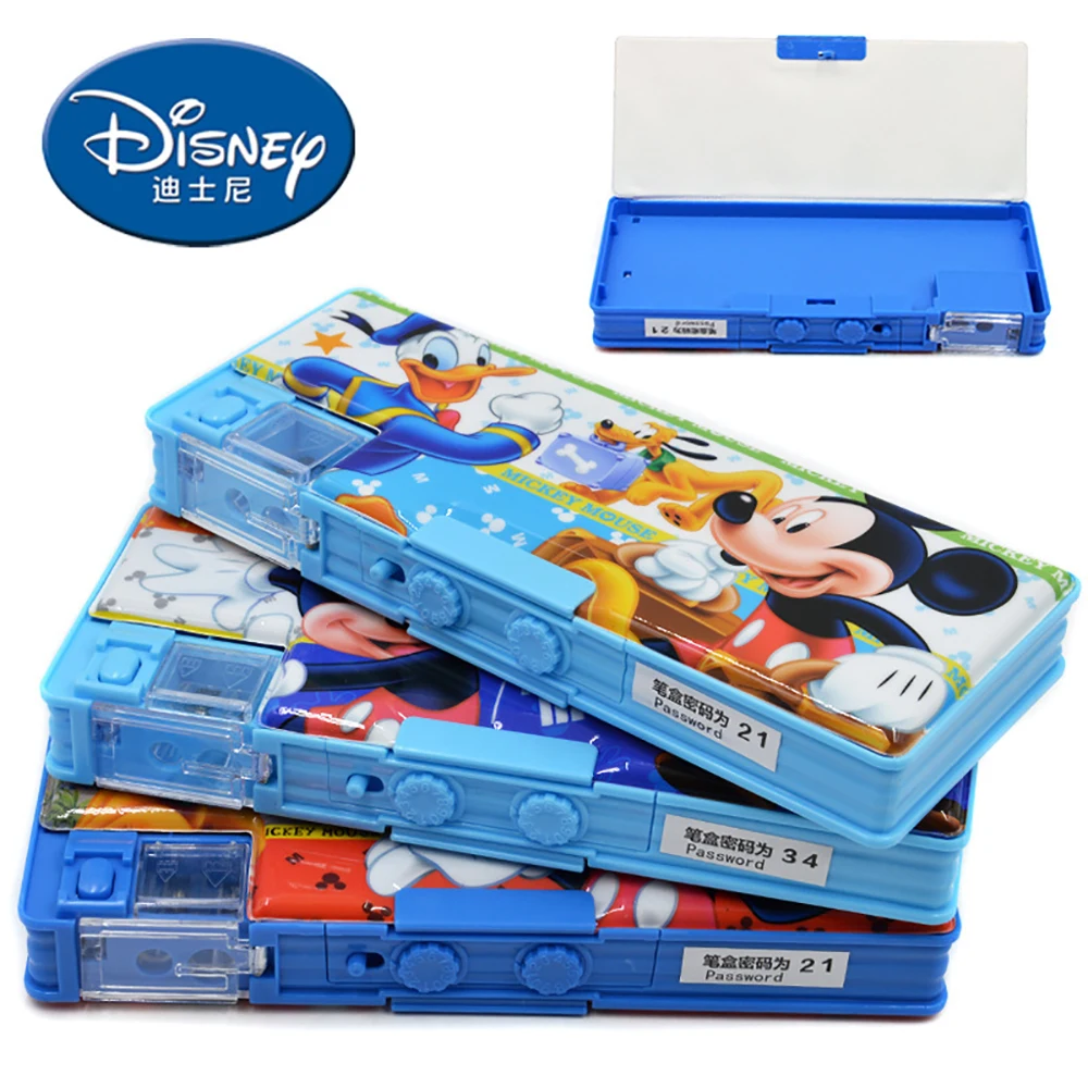Disney Mickey Minnie Children's Cartoon Pencil Case Plastic Stationery Box with Combination Lock Pencil Sharpener Student Gift
Disney Mickey Minnie Children's Cartoon Pencil Case Plastic Stationery Box with Combination Lock Pencil Sharpener Student Gift
