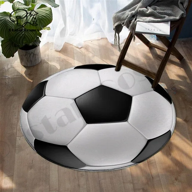 Ball Football Basketball Volleyball Newest Round Rug 3D Area Rug Non-slip Mat Dining Room Living Room Mat Soft Bedroom Carpet -1
Ball Football Basketball Volleyball Newest Round Rug 3D Area Rug Non-slip Mat Dining Room Living Room Mat Soft Bedroom Carpet -1