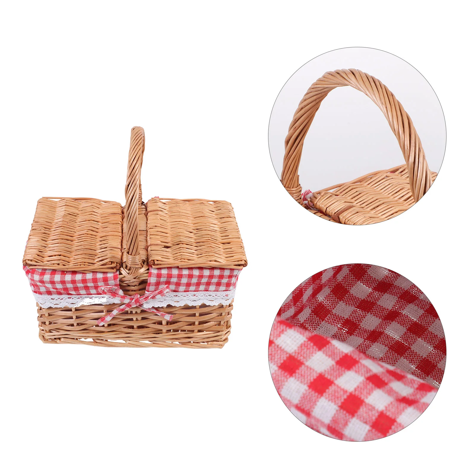 Basket Picnic Storage Wicker Baskets Handle Woven Portable Flower Sundry Container Gift Rattan Sundries Straw Home Simple Easter
Basket Picnic Storage Wicker Baskets Handle Woven Portable Flower Sundry Container Gift Rattan Sundries Straw Home Simple Easter