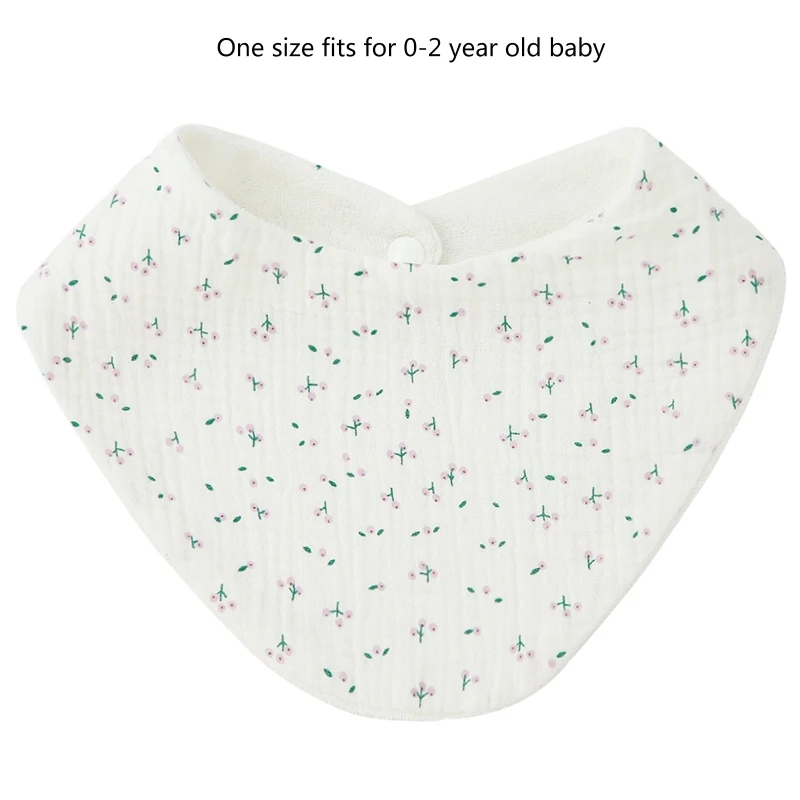 Burp Bib Baby Cotton Bibs with Floral Printing Comfort 1-Step Snap Button Skin Friendly Nursing Bib Nursery Room Supply
Burp Bib Baby Cotton Bibs with Floral Printing Comfort 1-Step Snap Button Skin Friendly Nursing Bib Nursery Room Supply