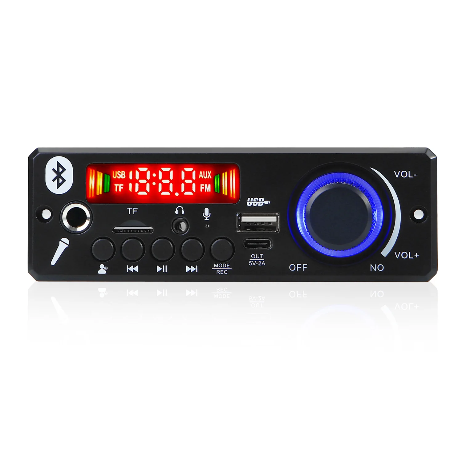 JX-X1 supports microphone/accompaniment/microphone priority/decoding power amplifier function mp3 decoding board 2 * 80W
JX-X1 supports microphone/accompaniment/microphone priority/decoding power amplifier function mp3 decoding board 2 * 80W