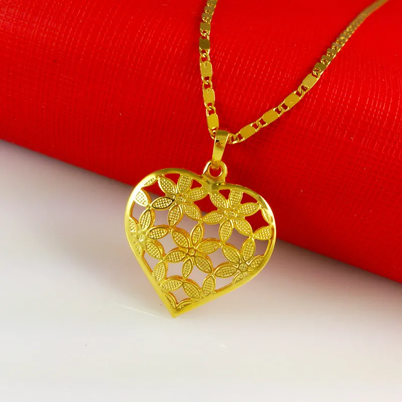 

Высококачественное ожерелье из Кореи, ожерелье с покрытием 24-каратным золотом, ожерелье с подвеской в форме сердца для женщин, ювелирные изделия для свадьбы и помолвки, подарок