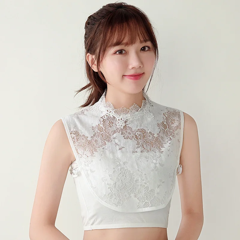 High Quality Lace White Embroidery Neckstand Fake Collar Tie Detachable False Collars Ladies Detachable Collars Decorative
High Quality Lace White Embroidery Neckstand Fake Collar Tie Detachable False Collars Ladies Detachable Collars Decorative