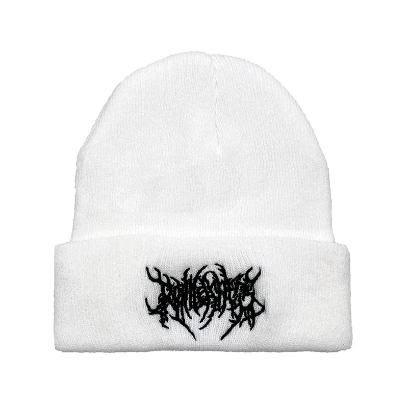 Fashion Winter Beanie Knitted Hat Embroidery Gothic Street Punk Warm Hats Adjustable Breathable Gift for Women Men Kids
Fashion Winter Beanie Knitted Hat Embroidery Gothic Street Punk Warm Hats Adjustable Breathable Gift for Women Men Kids