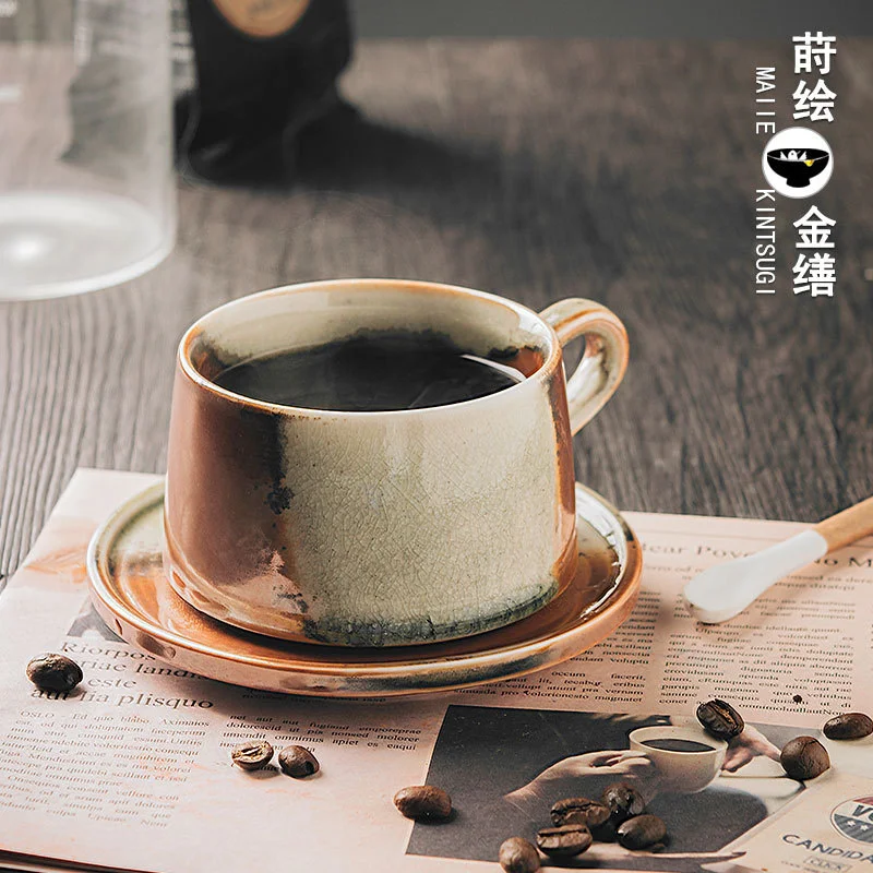 Vintage Hand-made Rough Pottery Coffee Cup Hand Brewed Coffee Cup Set Ceramic Japanese Mug Japanese Afternoon Tea Cup
Vintage Hand-made Rough Pottery Coffee Cup Hand Brewed Coffee Cup Set Ceramic Japanese Mug Japanese Afternoon Tea Cup
