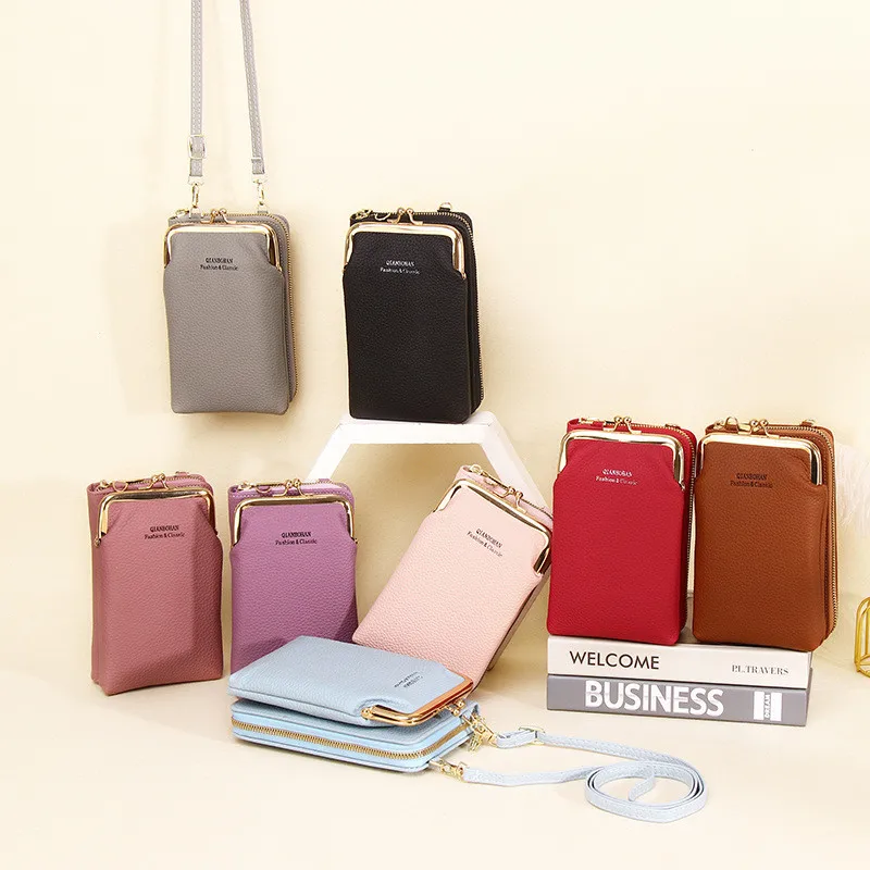 Fashion Small Crossbody Bags PU Leather Shoulder Messenger Bag for Women Solid Color Phone Purse Zipper Clip Buckle Wallets
Fashion Small Crossbody Bags PU Leather Shoulder Messenger Bag for Women Solid Color Phone Purse Zipper Clip Buckle Wallets