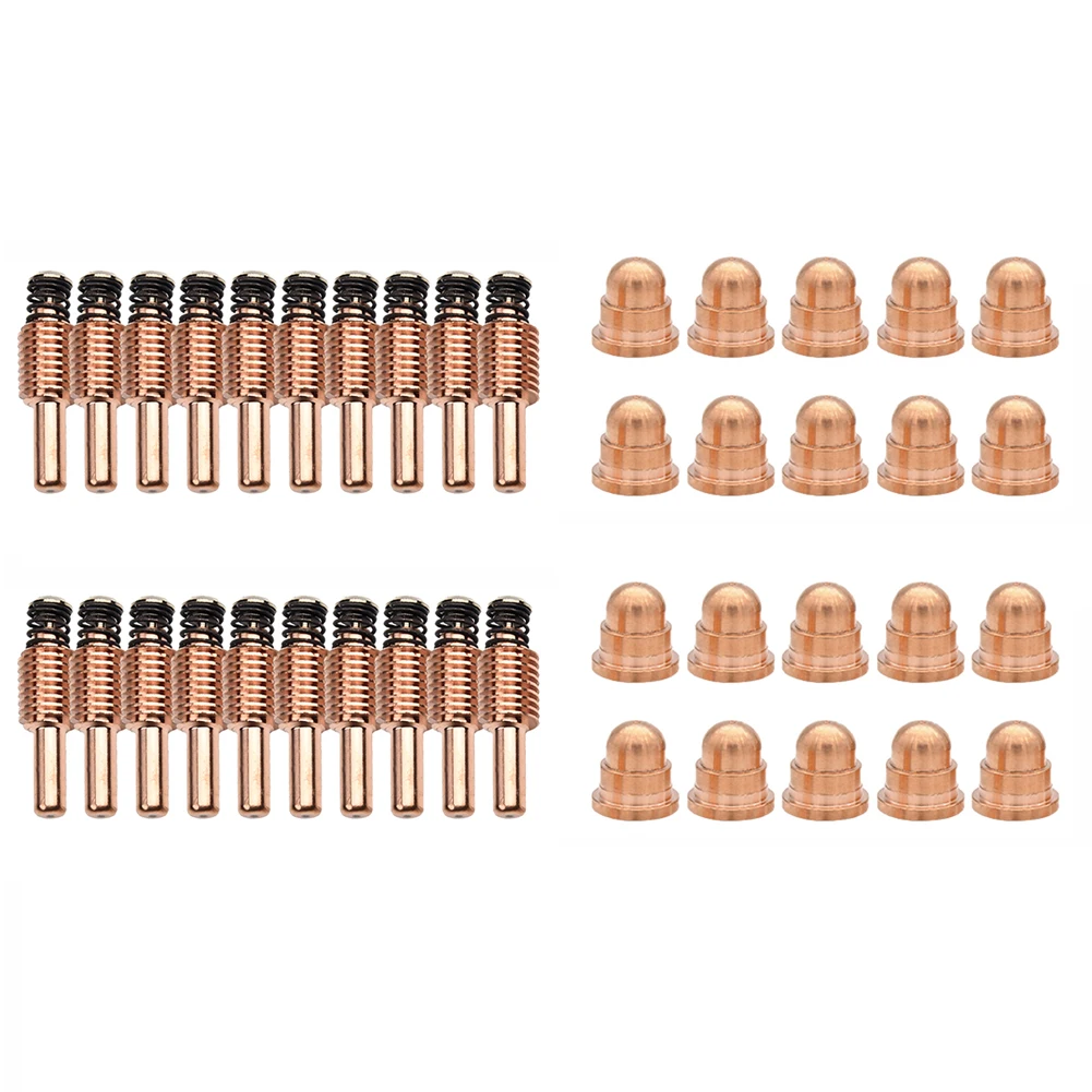 40pcs 220842 Plasma Electrodes 220930 Plasma Nozzles Brass Fittings For PMX 45XP/65/85/105 Welding Equipment Soldering Tool
40pcs 220842 Plasma Electrodes 220930 Plasma Nozzles Brass Fittings For PMX 45XP/65/85/105 Welding Equipment Soldering Tool