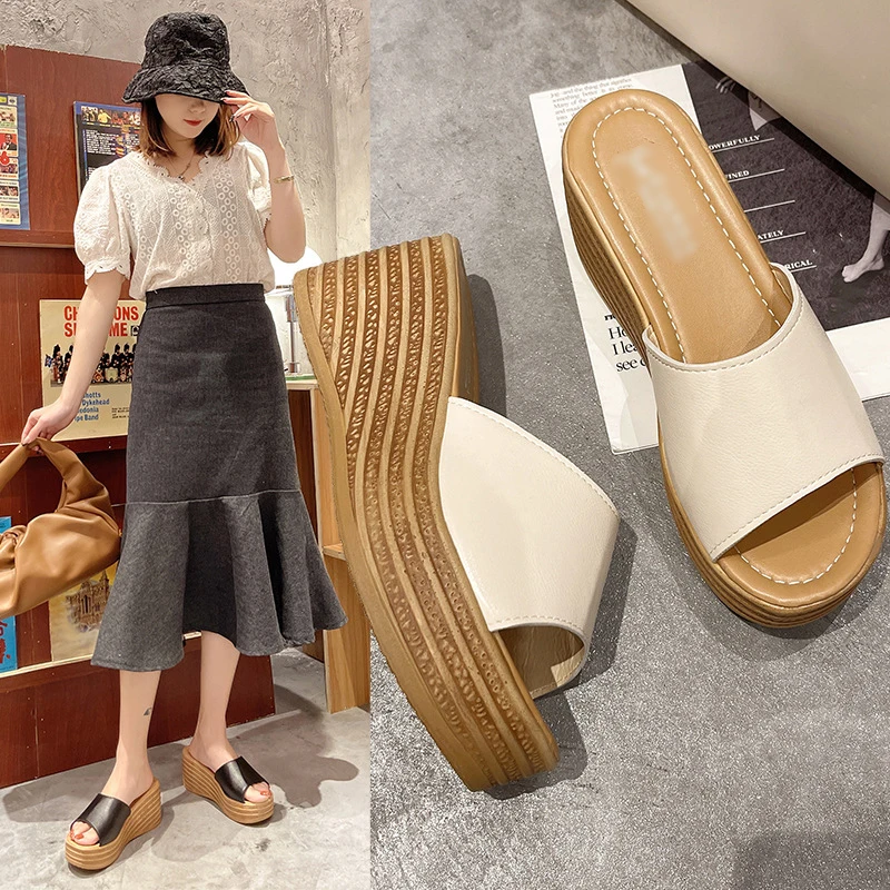 2022 Women's Wedge Heel Platform Sandals Slippers, Women's Spring Summer Sandals Everyday One Word Beach High Heel Slippers
2022 Women's Wedge Heel Platform Sandals Slippers, Women's Spring Summer Sandals Everyday One Word Beach High Heel Slippers