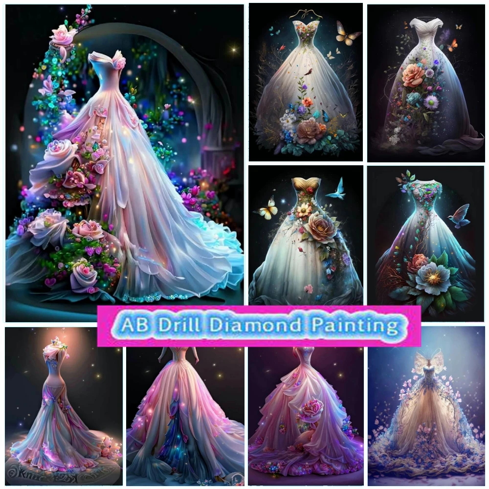 Фэнтези розовая фотография 5d AB алмазная живопись Новинка 2023 свадебное платье-бабочка вышивка крестиком Мозаика для домашнего декора подарки
Фэнтези розовая фотография 5d AB алмазная живопись Новинка 2023 свадебное платье-бабочка вышивка крестиком Мозаика для домашнего декора подарки