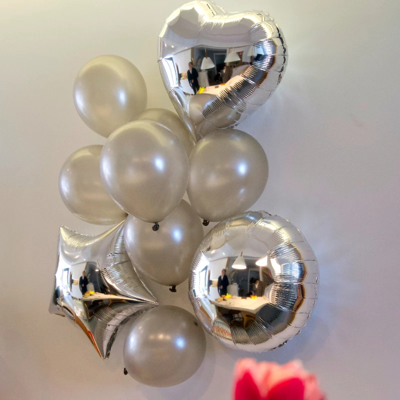 14Pcs Pentagram Sequins Balloon Happy Birthday Party Rose Gold Aluminum Film Balloon Boys And Girls Baby Shower Party Decoration
14Pcs Pentagram Sequins Balloon Happy Birthday Party Rose Gold Aluminum Film Balloon Boys And Girls Baby Shower Party Decoration