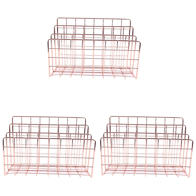 3X Desktop Mail Organizer, 3-Slot Metal Wire Mail Sorter, Letter Organizer For Letters, Mails, Books,Postcards And More
3X Desktop Mail Organizer, 3-Slot Metal Wire Mail Sorter, Letter Organizer For Letters, Mails, Books,Postcards And More