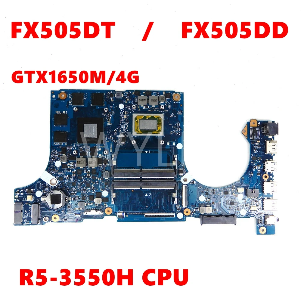 FX505DT GTX1650M/4G R5-3550H CPU Laptop Motherboard for ASUS FX95DT FX95D FX505D FX505DT FX505DD Mainboard 100% Tested
FX505DT GTX1650M/4G R5-3550H CPU Laptop Motherboard for ASUS FX95DT FX95D FX505D FX505DT FX505DD Mainboard 100% Tested