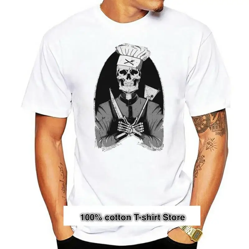 Camiseta de moda 2022, camisa de calavera de cocinero, Chef de cocina, negra, S, M, L, XL, XXL
Camiseta de moda 2022, camisa de calavera de cocinero, Chef de cocina, negra, S, M, L, XL, XXL