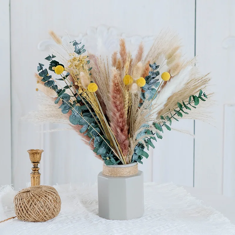 Dried Flowers Pampas Grass Flores Artificial Flowers Fake Wedding Decoration Fleurs Artificielles Naturelle Christmas Home Decor
Dried Flowers Pampas Grass Flores Artificial Flowers Fake Wedding Decoration Fleurs Artificielles Naturelle Christmas Home Decor