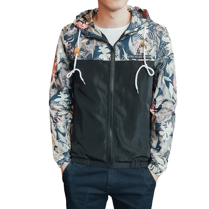 Windbreaker Jackets Mens Hooded Jacket Sportswear Bomber Jacket Fashion Light Weight Flowers Casual Mens Jackets Coats Outwear
Windbreaker Jackets Mens Hooded Jacket Sportswear Bomber Jacket Fashion Light Weight Flowers Casual Mens Jackets Coats Outwear