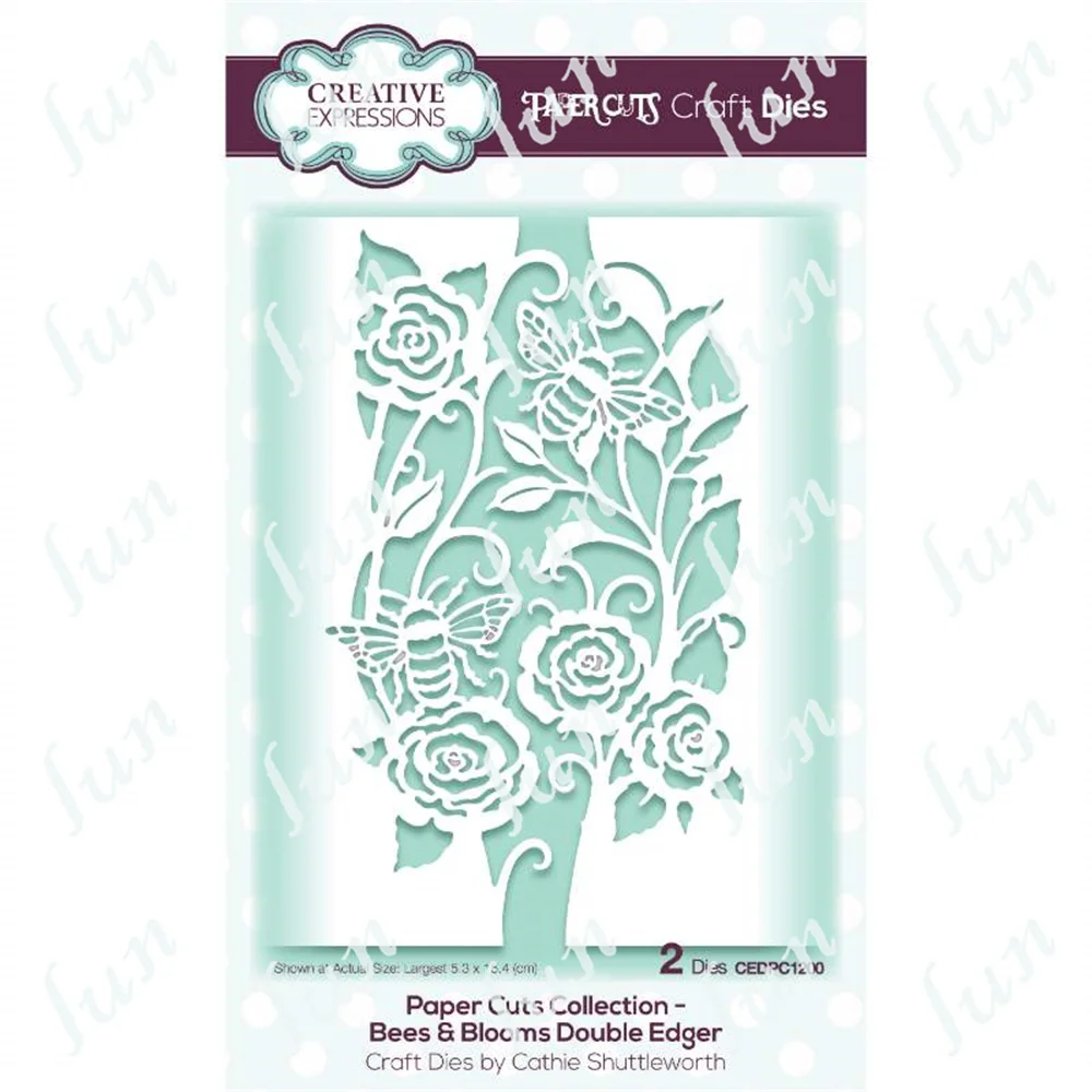 Bees Blooms Double Edger Hot Sale New Metal Cutting Dies for Scrapbooking Embossing Diy Paper Greeting Card Album Holiday Decor
Bees Blooms Double Edger Hot Sale New Metal Cutting Dies for Scrapbooking Embossing Diy Paper Greeting Card Album Holiday Decor