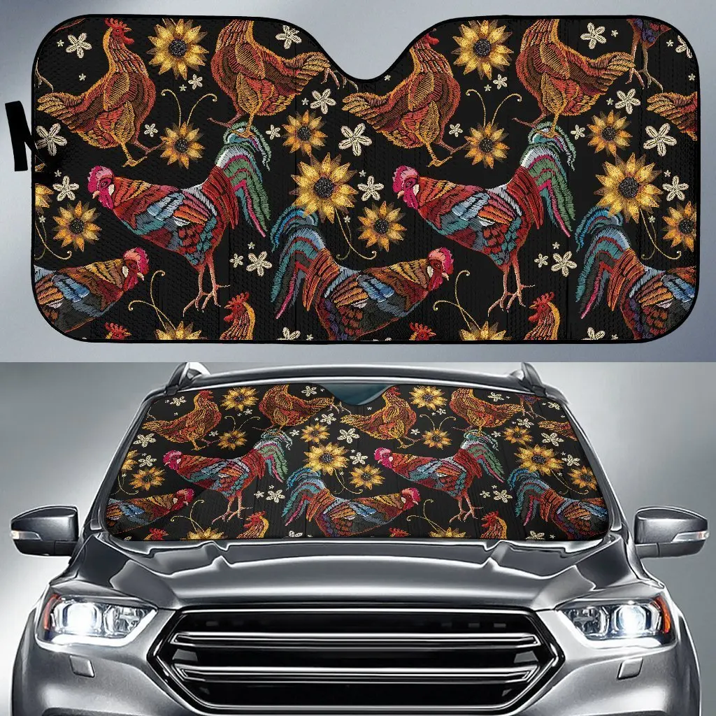 Farm Chicken Hen Flower Pattern Print Auto Sun Shade Car Windshield Window Cover Sunshade
Farm Chicken Hen Flower Pattern Print Auto Sun Shade Car Windshield Window Cover Sunshade