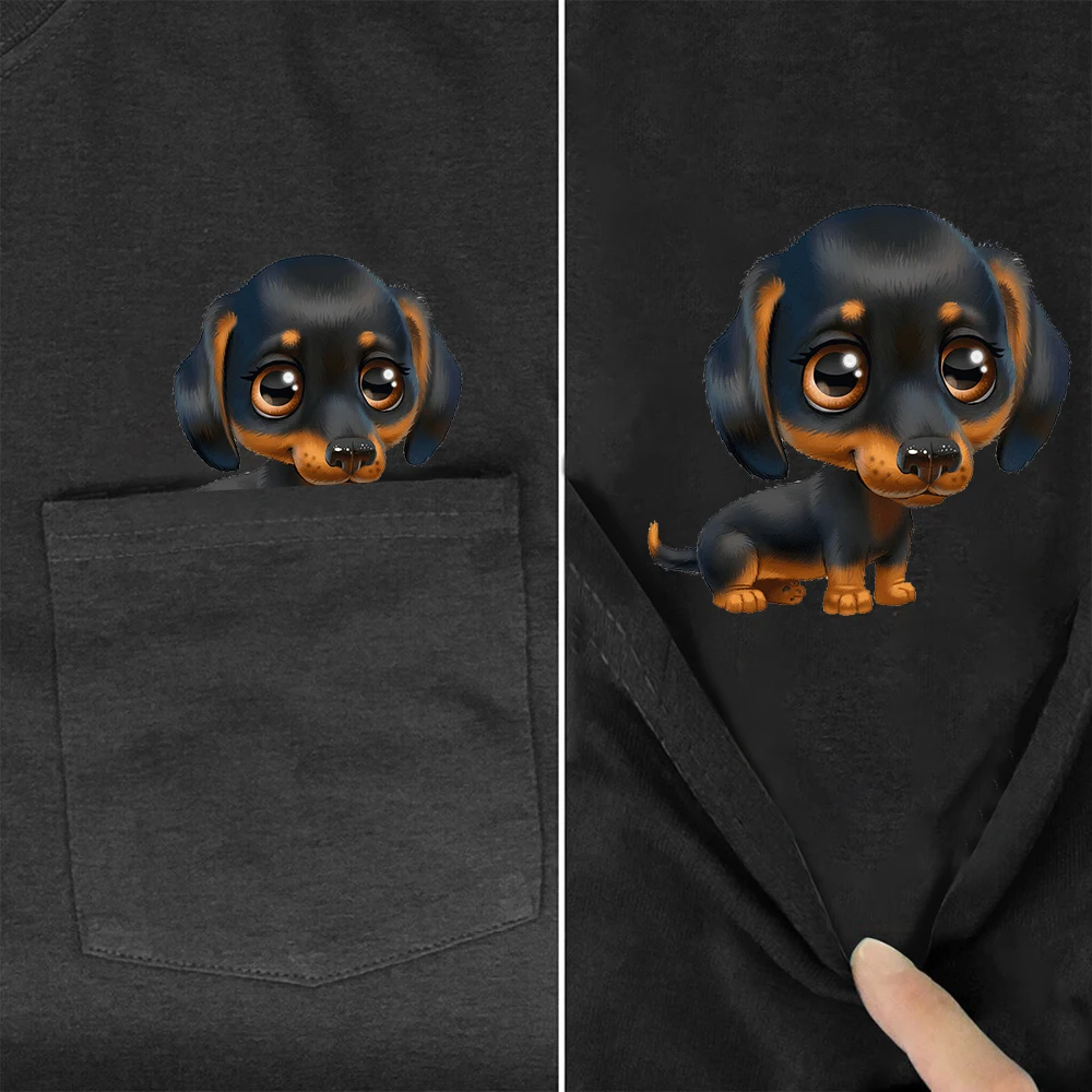 CLOOCL Fashion Women's T-shirts Fashion Brand Cute Cartoon Dachshund Printed Pocket Tops Harajuku Cotton Graphic Tee S-7XL
CLOOCL Fashion Women's T-shirts Fashion Brand Cute Cartoon Dachshund Printed Pocket Tops Harajuku Cotton Graphic Tee S-7XL