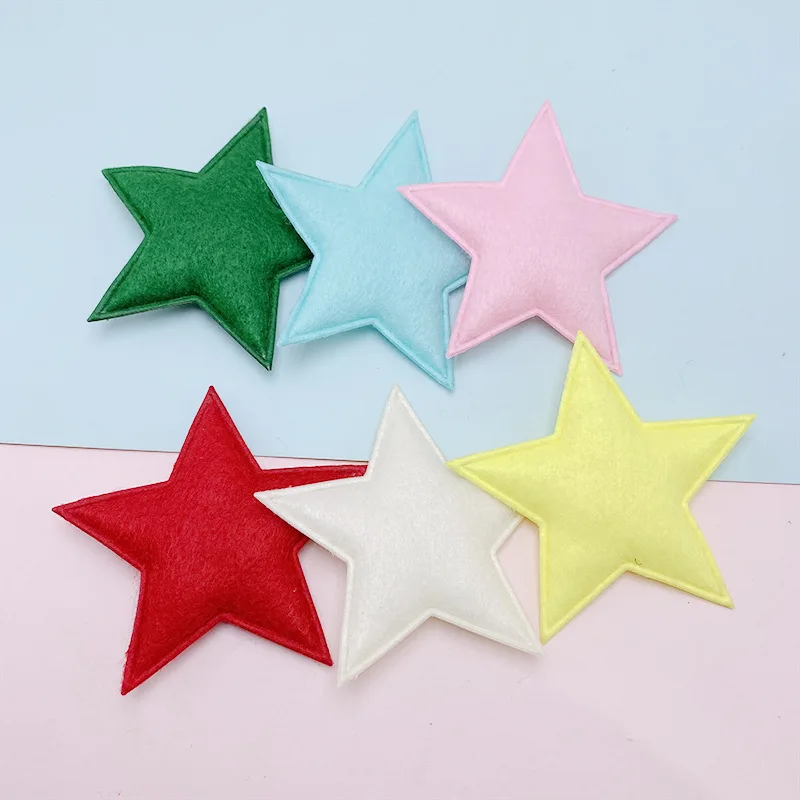 25 Pcs 70mm Double-sided Felt Stereo Big Star Decal DIY Handicraft Hair Accessories Clothing Patch Cake Insert Card
25 Pcs 70mm Double-sided Felt Stereo Big Star Decal DIY Handicraft Hair Accessories Clothing Patch Cake Insert Card