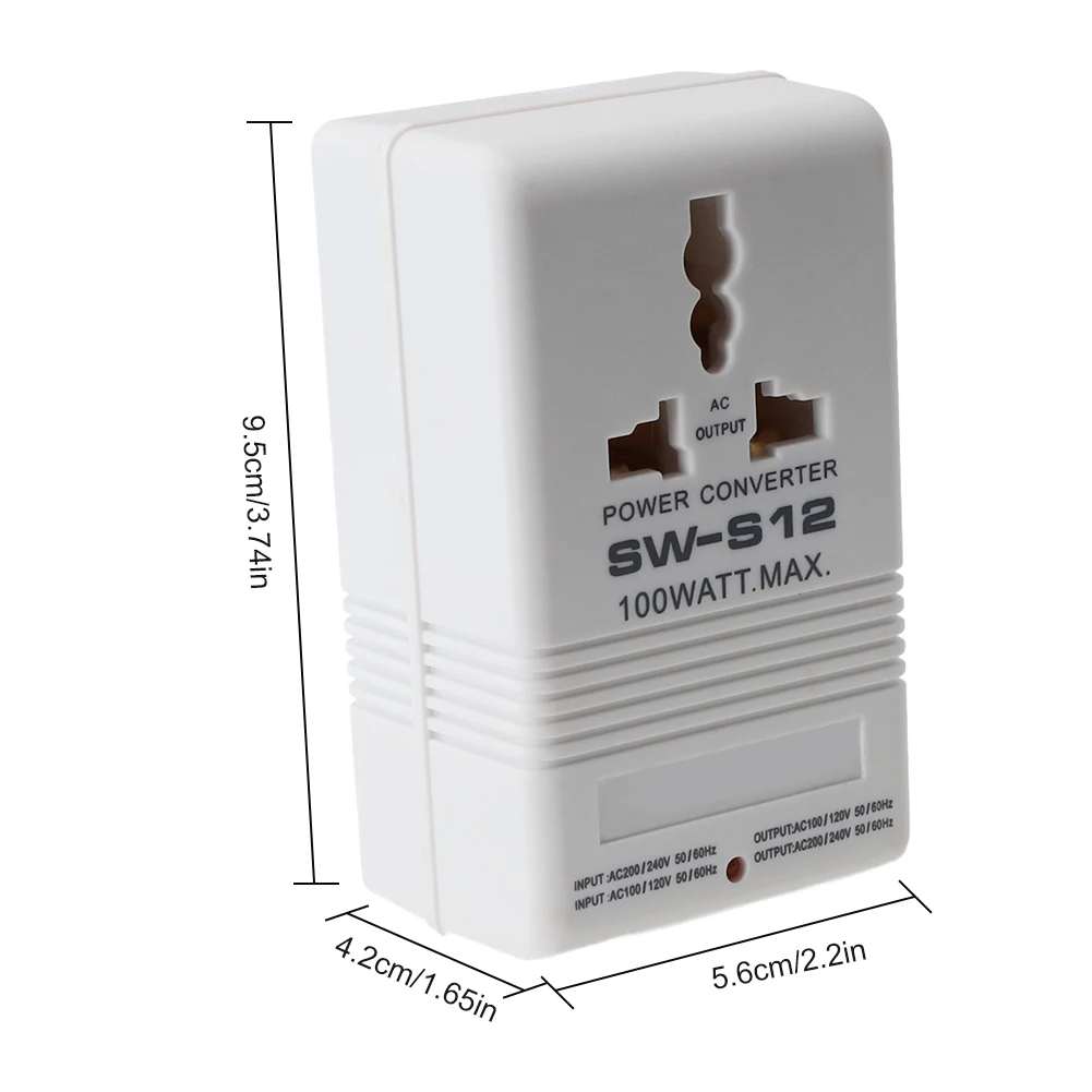 1pc Power Converter Step UP Or Down Voltage Converter Transformer 55Hz--60Hz Converter Transformer 110/120V To 220/240V
1pc Power Converter Step UP Or Down Voltage Converter Transformer 55Hz--60Hz Converter Transformer 110/120V To 220/240V
