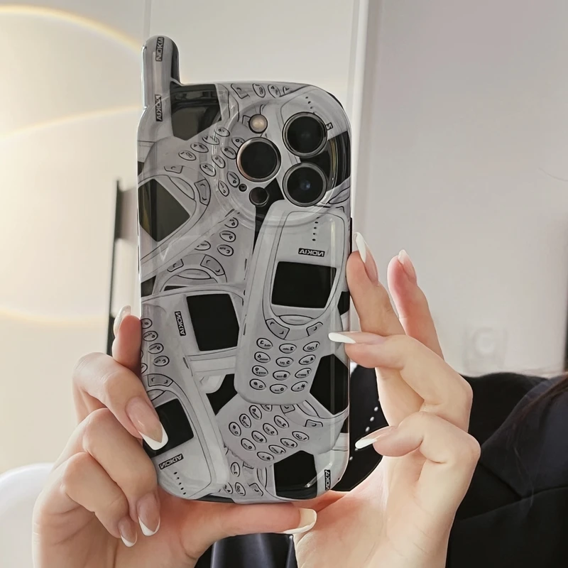 Модный классический ретро чехол для телефона Nokia мобильный телефон для iPhone 12 13 11 Pro Max Xr X Xs Xsmax, милый мягкий силиконовый чехол
Модный классический ретро чехол для телефона Nokia мобильный телефон для iPhone 12 13 11 Pro Max Xr X Xs Xsmax, милый мягкий силиконовый чехол
