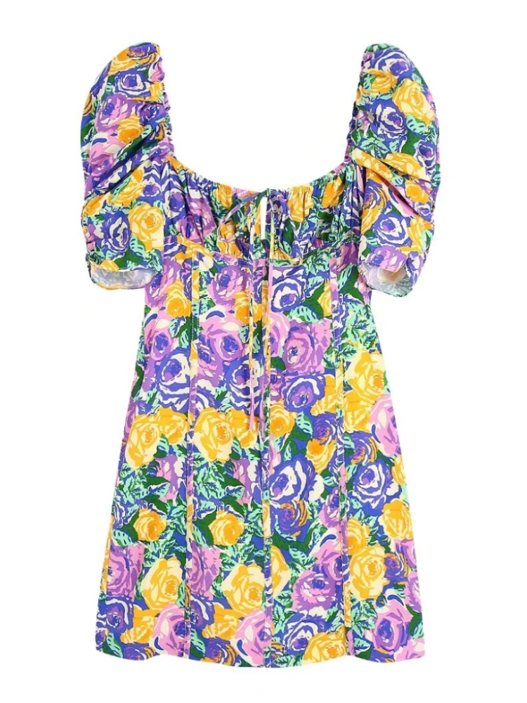 BBWM Vintage Boho Floral Print Puff Sleeve Women Mini Dresses Fashion Elegant Female 2022 New Summer Sweet Sexy Dress Loose Chic
BBWM Vintage Boho Floral Print Puff Sleeve Women Mini Dresses Fashion Elegant Female 2022 New Summer Sweet Sexy Dress Loose Chic