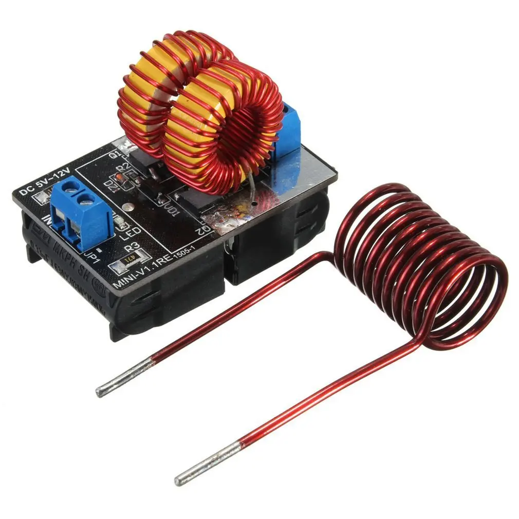 Professional ZVS Low Voltage Induction Heating Power Supply Module 5V-12V 120W Induction Heating board With Coil
Professional ZVS Low Voltage Induction Heating Power Supply Module 5V-12V 120W Induction Heating board With Coil