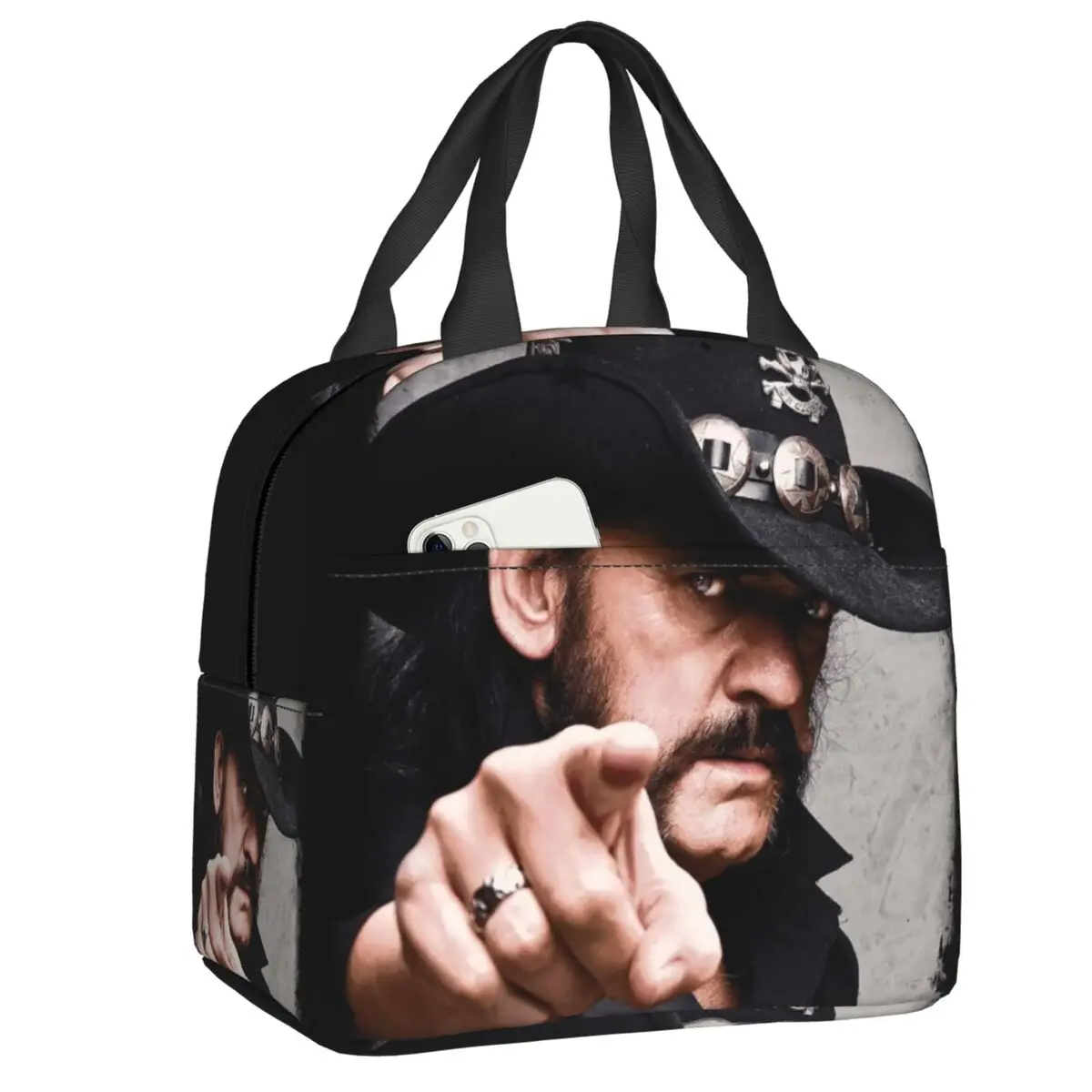 Rock Singer Lemmy Retro Resuable Lunch Boxes for Women Multifunction British Rock Singer Cooler Thermal Food Insulated Lunch Bag
Rock Singer Lemmy Retro Resuable Lunch Boxes for Women Multifunction British Rock Singer Cooler Thermal Food Insulated Lunch Bag