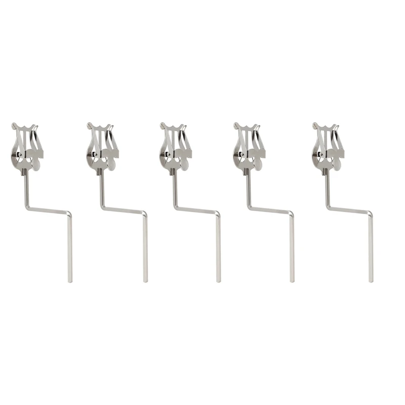 

5X Alto Saxophone Marching Spectrum Clip Sheet Music Clip Holder Clamp-On Holder Lyre Saxophone Parts